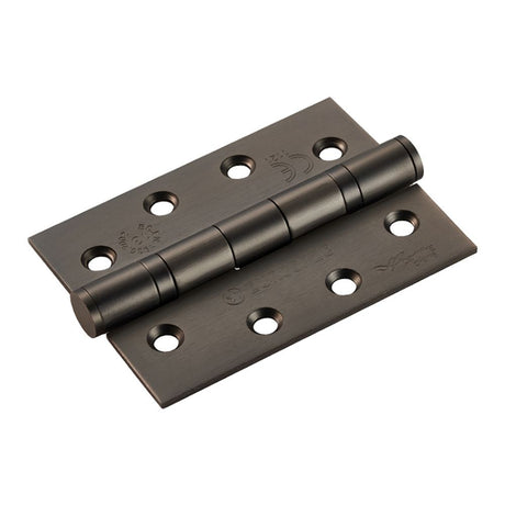This is an image of a Eurospec - Grade 13 Ball Bearing P Hinge - MBRZ that is availble to order from T.H Wiggans Architectural Ironmongery in in Kendal.
