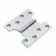 This is an image of a Eurospec - Parliament Hinge - Polished Chrome that is availble to order from T.H Wiggans Architectural Ironmongery in in Kendal.