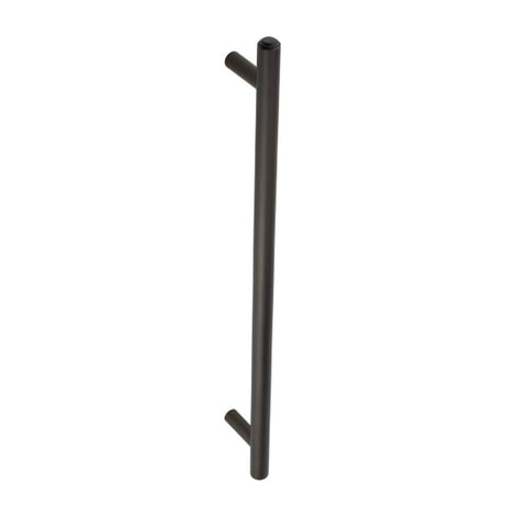 This is an image of Burlington - 388x20mm pull handle - Dark Bronze available to order from T.H Wiggans Architectural Ironmongery in Kendal, quick delivery and discounted prices.