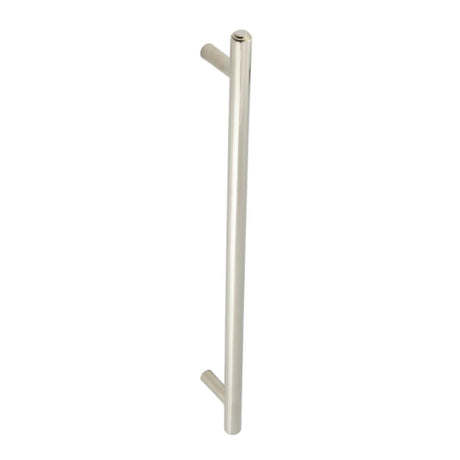 This is an image of Burlington - 388x20mm pull handle - Polished Nickel available to order from T.H Wiggans Architectural Ironmongery in Kendal, quick delivery and discounted prices.