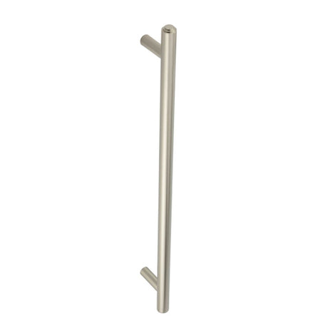 This is an image of Burlington - 388x20mm pull handle - Satin Nickel available to order from T.H Wiggans Architectural Ironmongery in Kendal, quick delivery and discounted prices.