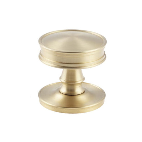 This is an image of Burlington - Berkeley Mortice knob - Satin Brass available to order from T.H Wiggans Architectural Ironmongery in Kendal, quick delivery and discounted prices.