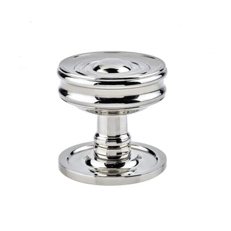 This is an image of Burlington - Bloomury Mortice knob - Polished Nickel available to order from T.H Wiggans Architectural Ironmongery in Kendal, quick delivery and discounted prices.