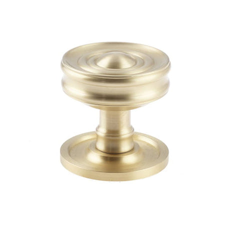 This is an image of Burlington - Bloomury Mortice knob - Satin Brass available to order from T.H Wiggans Architectural Ironmongery in Kendal, quick delivery and discounted prices.