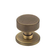 This is an image of Burlington - Antique Brass Westbourne Knurled Mortice Door Knob available to order from T.H Wiggans Architectural Ironmongery in Kendal, quick delivery and discounted prices.