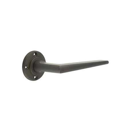 This is an image of Burlington - Mayfair lever on rose - Dark Bronze available to order from T.H Wiggans Architectural Ironmongery in Kendal, quick delivery and discounted prices.