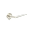 This is an image of Burlington - Mayfair lever on rose - Satin Nickel available to order from T.H Wiggans Architectural Ironmongery in Kendal, quick delivery and discounted prices.