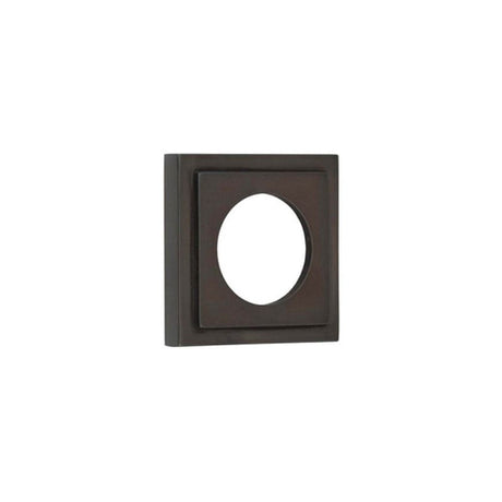 This is an image of Burlington - 52x52mm DB stepped square outer rose for levers and t&r available to order from T.H Wiggans Architectural Ironmongery in Kendal, quick delivery and discounted prices.