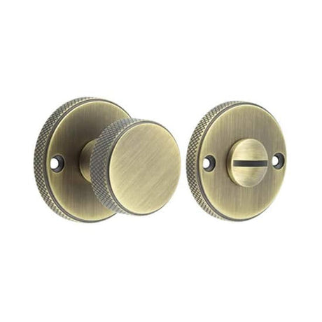 This is an image of Burlington - 40mm AB Westbourne turn & release (face fix) available to order from T.H Wiggans Architectural Ironmongery in Kendal, quick delivery and discounted prices.