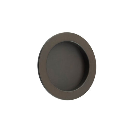 This is an image of Burlington - 65x12x3mm DB round concealed flush pull available to order from T.H Wiggans Architectural Ironmongery in Kendal, quick delivery and discounted prices.