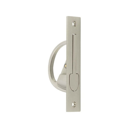 This is an image of Burlington - 130x25mm SN Flush edge handle available to order from T.H Wiggans Architectural Ironmongery in Kendal, quick delivery and discounted prices.