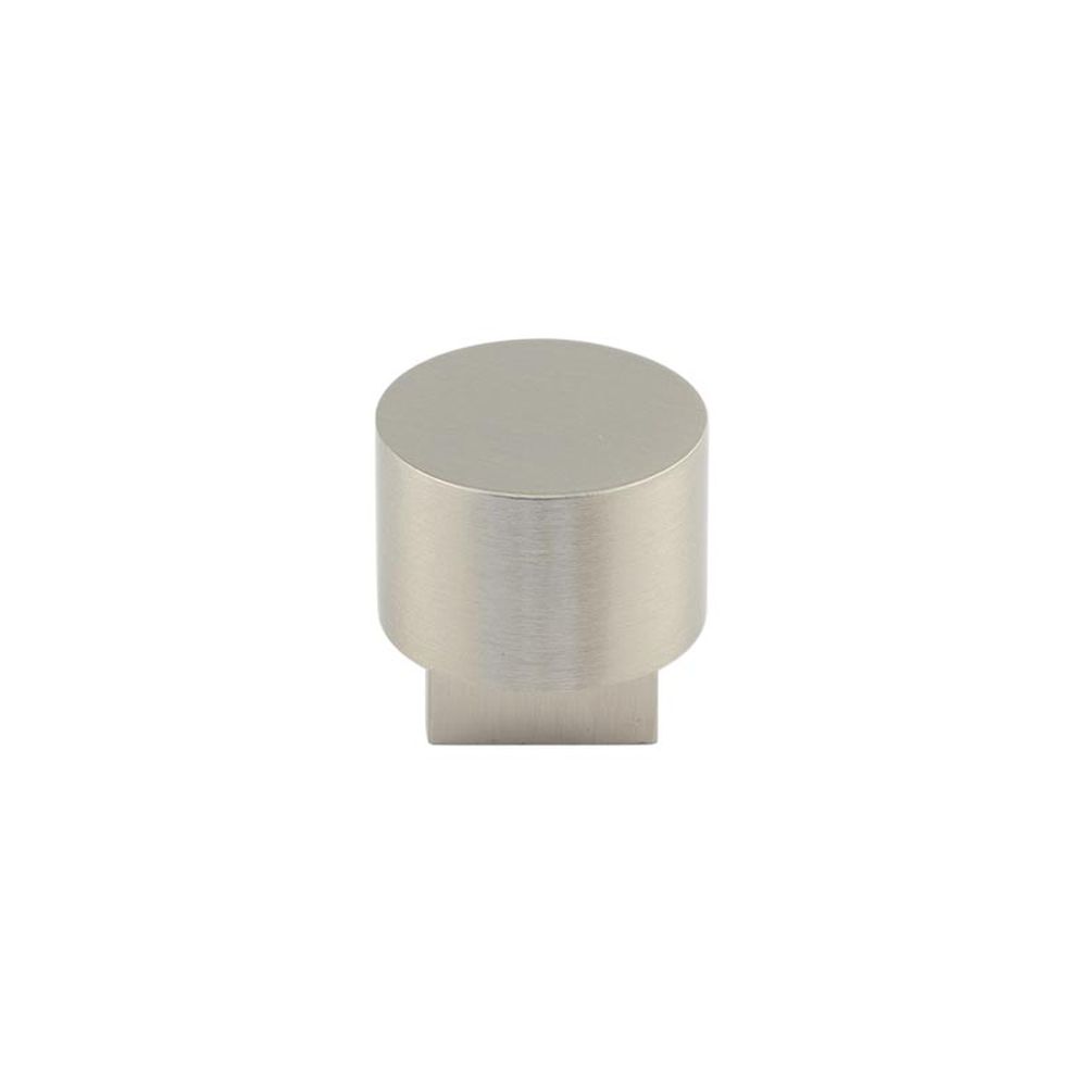 This is an image of a Burlington - Westminster Cupboard knob - Satin Nickel that is availble to order from T.H Wiggans Architectural Ironmongery in Kendal in Kendal.