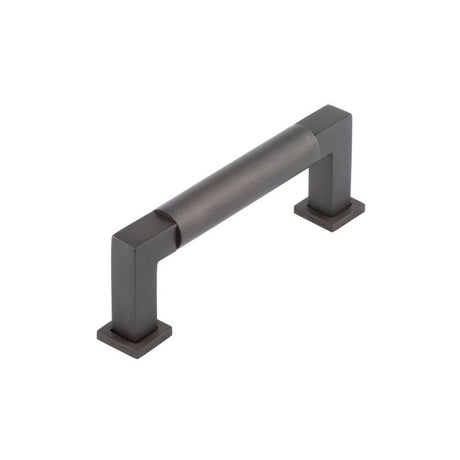 This is an image of a Burlington - Westminster Cabinet Handle 96mm CTC - Dark Bronze that is availble to order from T.H Wiggans Architectural Ironmongery in Kendal in Kendal.