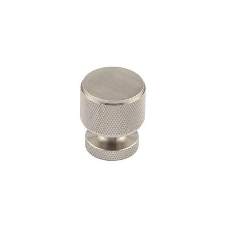 This is an image of a Burlington - Piccadilly Cupboard knob - Satin Nickel that is availble to order from T.H Wiggans Architectural Ironmongery in Kendal in Kendal.