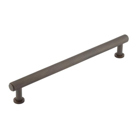 This is an image of a Burlington - Piccadilly Cabinet Handle 224mm CTC - Dark Bronze that is availble to order from T.H Wiggans Architectural Ironmongery in Kendal in Kendal.