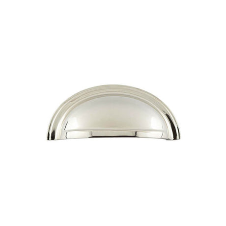 This is an image of a Burlington - 95x40mm PN Drawer Pull  that is availble to order from T.H Wiggans Architectural Ironmongery in Kendal in Kendal.