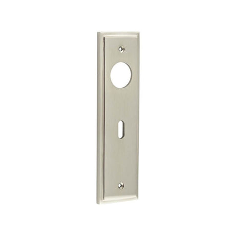 This is an image of Burlington - Standard Lock Plate Choices available to order from T.H Wiggans Architectural Ironmongery in Kendal, quick delivery and discounted prices.