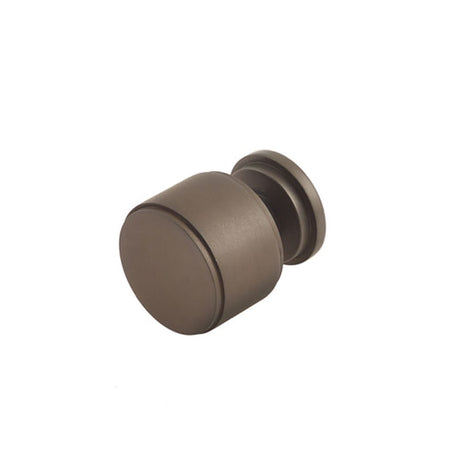 This is an image of a Burlington - Belgrave Cupboard knob - Dark Bronze that is availble to order from T.H Wiggans Architectural Ironmongery in Kendal in Kendal.