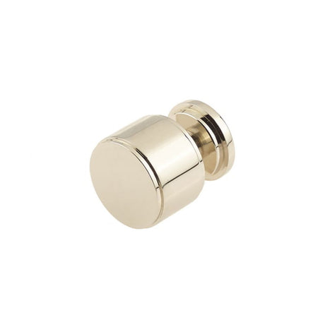 This is an image of a Burlington - Belgrave Cupboard knob - Polished Nickel that is availble to order from T.H Wiggans Architectural Ironmongery in Kendal in Kendal.
