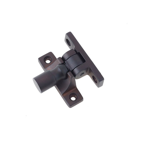 This is an image of a Burlington - sash fastener - Dark Bronze that is availble to order from T.H Wiggans Architectural Ironmongery in Kendal in Kendal.