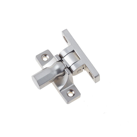 This is an image of a Burlington - Brighton sash fastener - Satin Nickel that is availble to order from T.H Wiggans Architectural Ironmongery in Kendal in Kendal.