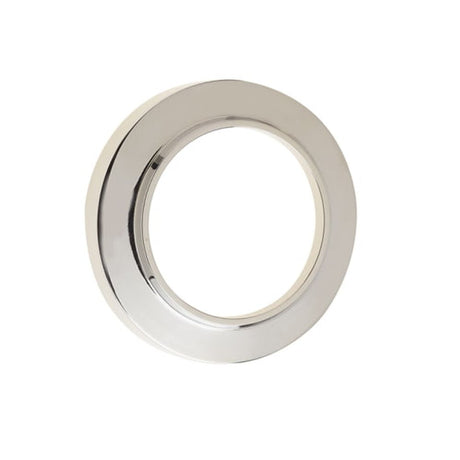 This is an image of Burlington - Chamfered rose for ESC - Polished Nickel available to order from T.H Wiggans Architectural Ironmongery in Kendal, quick delivery and discounted prices.
