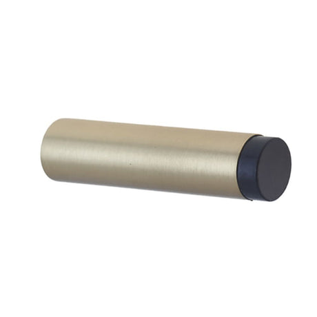 This is an image of Burlington - Wall mounted door stop 76mm - Satin Brass available to order from T.H Wiggans Architectural Ironmongery in Kendal, quick delivery and discounted prices.