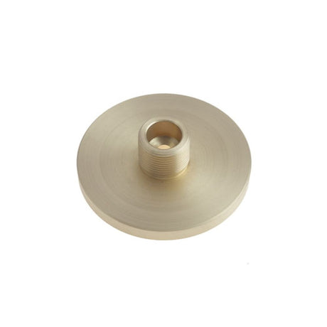 This is an image of Burlington - Plain door stop base - Satin Brass available to order from T.H Wiggans Architectural Ironmongery in Kendal, quick delivery and discounted prices.