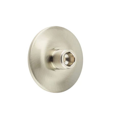This is an image of Burlington - Chamfered door stop base - Satin Nickel available to order from T.H Wiggans Architectural Ironmongery in Kendal, quick delivery and discounted prices.