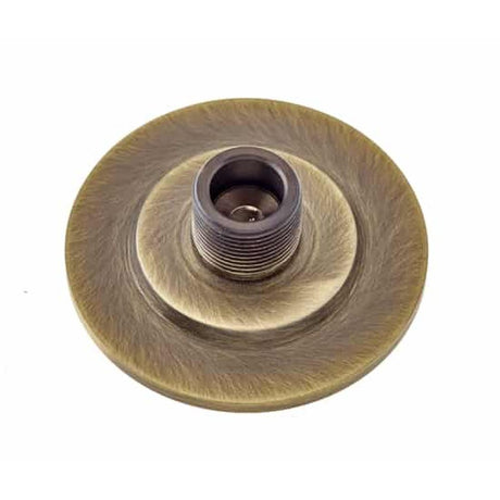 This is an image of Burlington - Stepped door stop base - Antique Brass available to order from T.H Wiggans Architectural Ironmongery in Kendal, quick delivery and discounted prices.