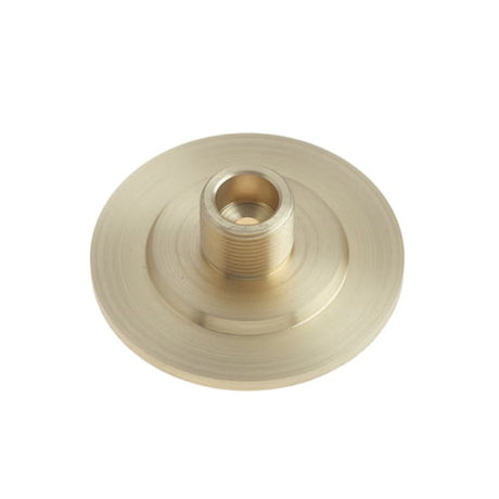 This is an image of Burlington - Stepped door stop base - Satin Brass available to order from T.H Wiggans Architectural Ironmongery in Kendal, quick delivery and discounted prices.