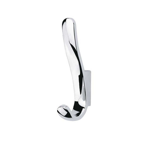 This is an image of a Frelan - Misteron Hat & Coat Hook - Polished Chrome that is availble to order from T.H Wiggans Architectural Ironmongery in Kendal in Kendal.