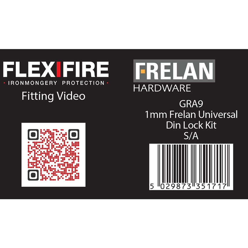 This is an image showing the Frelan - Universal kit for DIN locks 30 minute 1mm available to order from T.H. Wiggans Ironmongery in Kendal