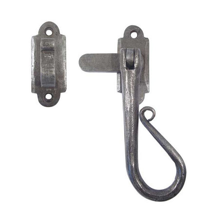 This is an image of a Frelan - Casement Fastener - Pewter that is availble to order from T.H Wiggans Architectural Ironmongery in Kendal in Kendal.