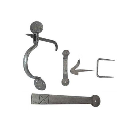 This is an image of Frelan - Thumb Latch - Pewter available to order from T.H Wiggans Architectural Ironmongery in Kendal, quick delivery and discounted prices.