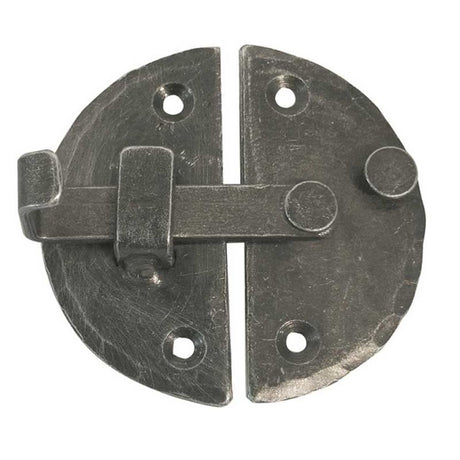 This is an image of a Frelan - Cabinet Catch - Pewter that is availble to order from T.H Wiggans Architectural Ironmongery in Kendal in Kendal.