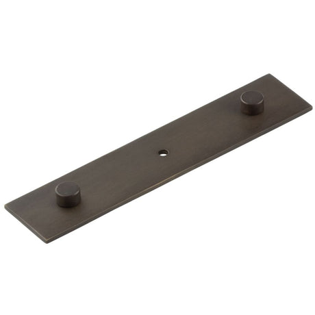 This is an image of a Hoxton - Fanshaw DB 140x30mm Back Plate Concealed Screw Caps that is availble to order from T.H Wiggans Architectural Ironmongery in Kendal in Kendal.