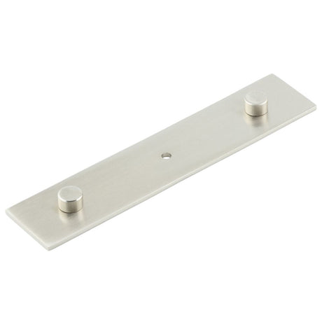 This is an image of a Hoxton - Fanshaw SN 140x30mm Back Plate Concealed Screw Caps that is availble to order from T.H Wiggans Architectural Ironmongery in Kendal in Kendal.