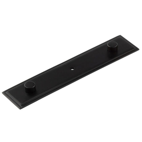 This is an image of a Hoxton - Rushton MB 140x30mm Back Plate With Concealed Screw Caps that is availble to order from T.H Wiggans Architectural Ironmongery in Kendal in Kendal.