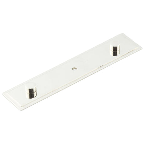 This is an image of a Hoxton - Rushton PN 140x30mm Back Plate With Concealed Screw Caps that is availble to order from T.H Wiggans Architectural Ironmongery in Kendal in Kendal.