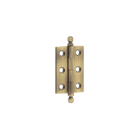 This is an image of a Hoxton - 50x35mm AB Final hinge  that is availble to order from T.H Wiggans Architectural Ironmongery in in Kendal.