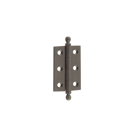 This is an image of a Hoxton - 50x35mm DB Final hinge  that is availble to order from T.H Wiggans Architectural Ironmongery in in Kendal.