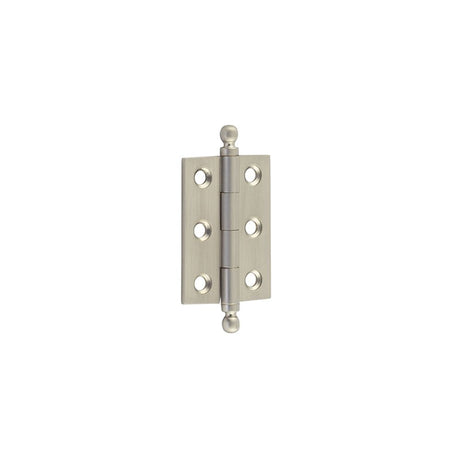 This is an image of a Hoxton - 50x35mm SN Final hinge  that is availble to order from T.H Wiggans Architectural Ironmongery in in Kendal.