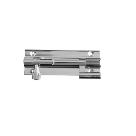 This is an image of a Frelan - 64x25mm PC NKD Barrel bolt that is availble to order from T.H Wiggans Architectural Ironmongery in Kendal in Kendal.