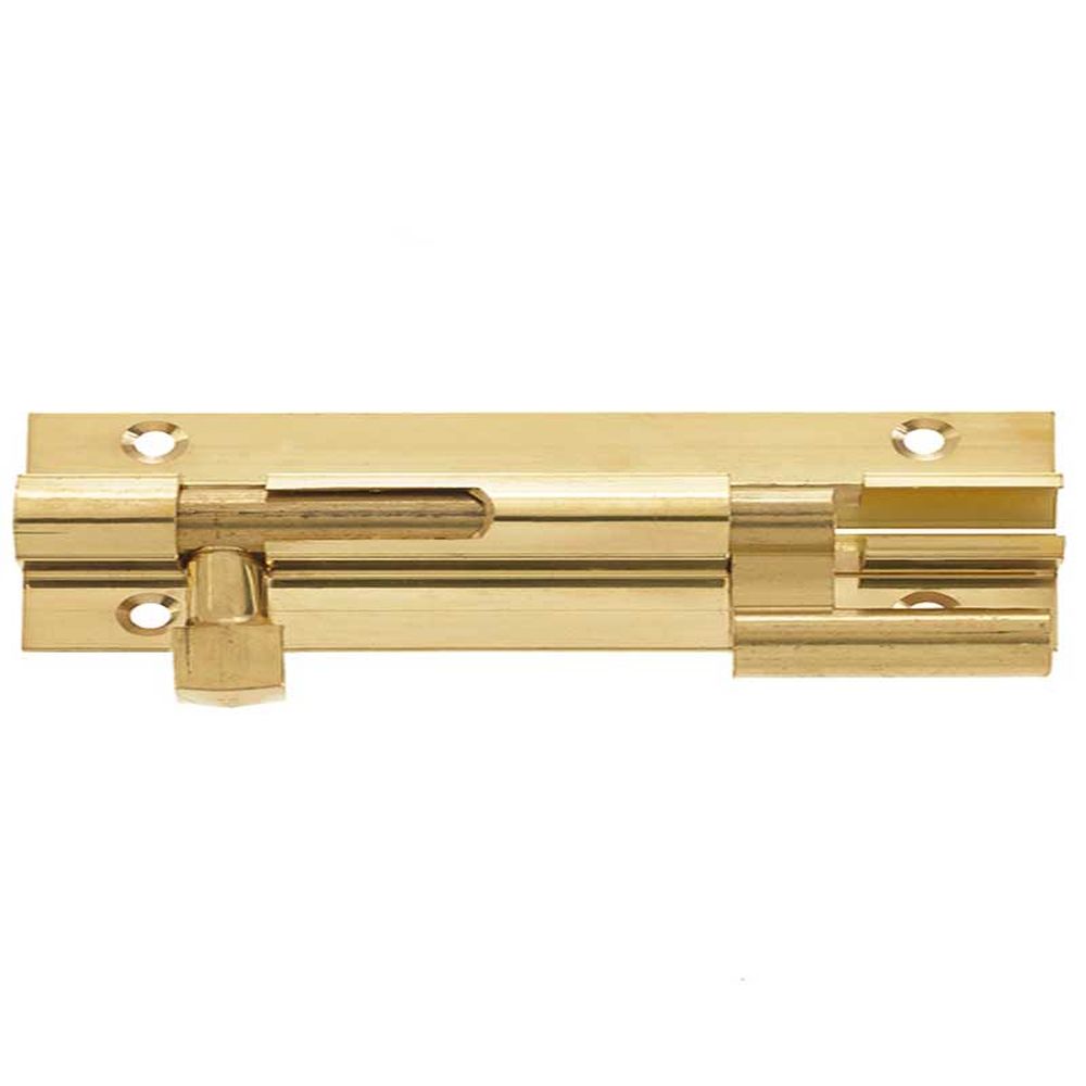 This is an image showing the Frelan - PB 200x38mm NKD Barrel Bolt available to order from T.H. Wiggans Ironmongery in Kendal