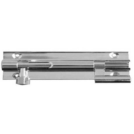 This is an image of a Frelan - PC 150x38mm NKD Barrel Bolt that is availble to order from T.H Wiggans Architectural Ironmongery in Kendal in Kendal.