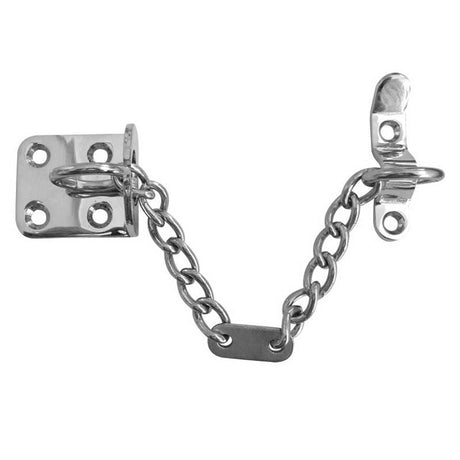 This is an image of Frelan - Security Door Chain - Polished Chrome available to order from T.H Wiggans Architectural Ironmongery in Kendal, quick delivery and discounted prices.