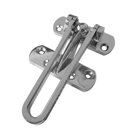 This is an image of Frelan - Security Door Guard - Polished Chrome available to order from T.H Wiggans Architectural Ironmongery in Kendal, quick delivery and discounted prices.