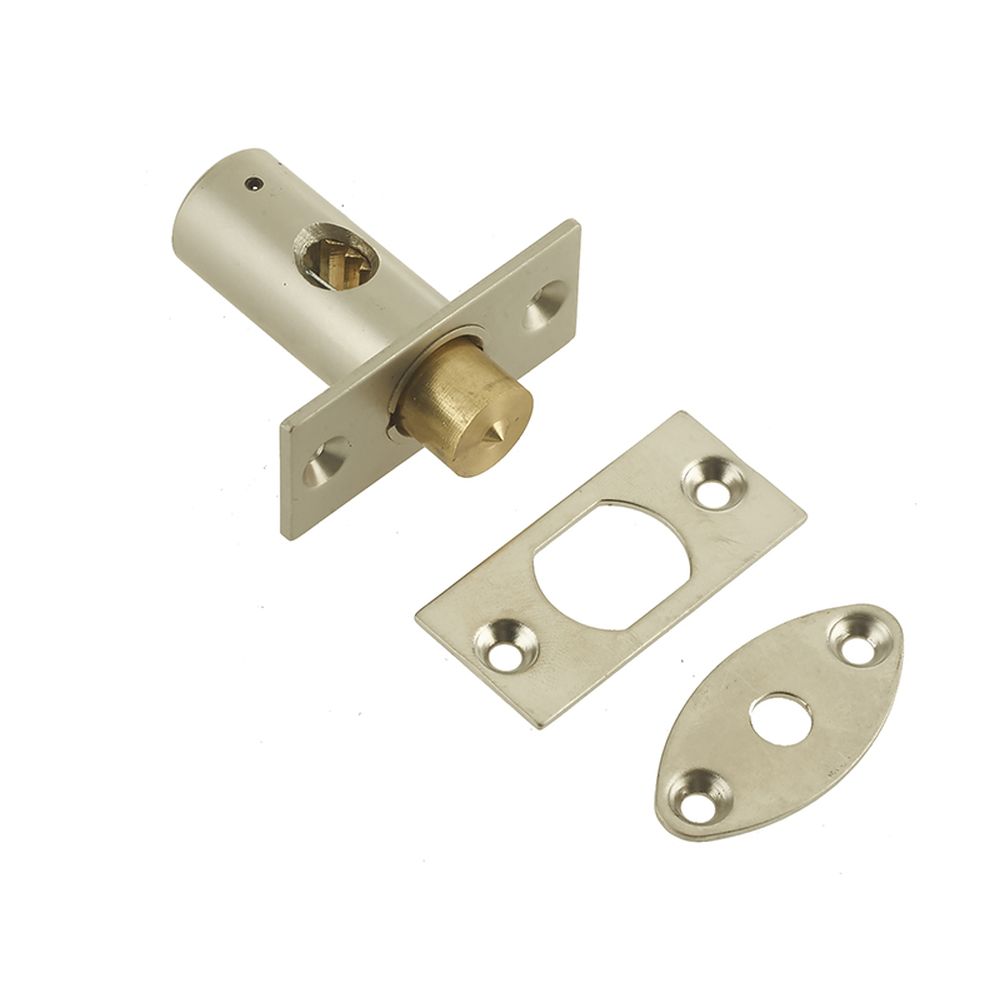 This is an image showing the Frelan - 36mm Mortice Rack Bolt - Nickel Plated available to order from T.H. Wiggans Ironmongery in Kendal