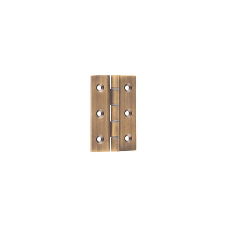 This is an image of a Frelan - 76x50x2.5mm AB DPBW hinges  that is availble to order from T.H Wiggans Architectural Ironmongery in in Kendal.